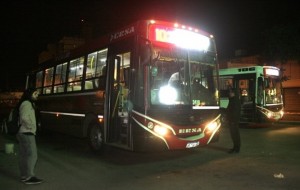 Piden que se retome el servicio nocturno de colectivos
