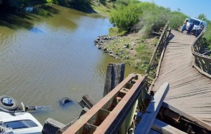 Parajes rurales de Mercedes quedaron aislados por caída de Puente Bailey
