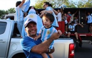 Corrientes festejó el campeonato del Mundo de Argentina