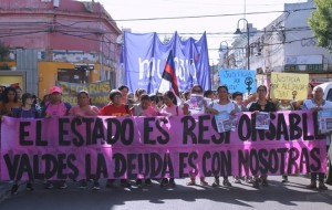 Masiva movilización por el 8M en Corrientes