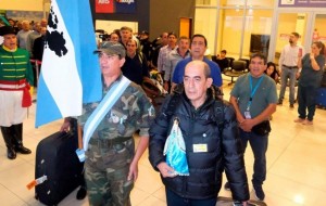 Ya están en Corrientes los 20 ex combatientes que volvieron a Malvinas