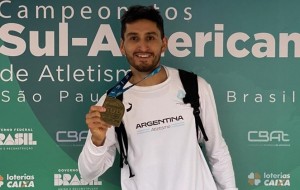 El correntino, Carlos Layoy, logró la medalla de oro en el Sudamericano