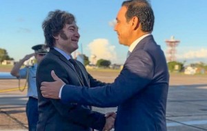 Valdés ratificó su apoyo a Milei, mientras Camau realzó su perfil opositor