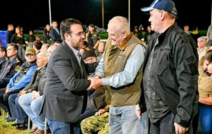 Saladas homenajeó a un represor condenado por delitos de lesa humanidad